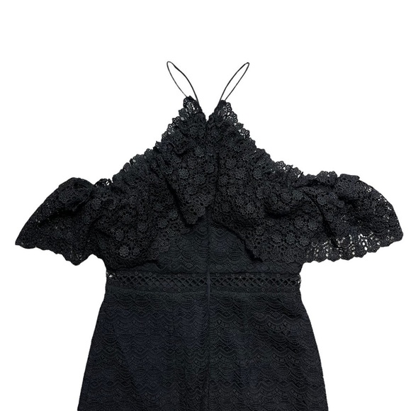 Amur Valentina Black Midi Dress 2 - Picture 9 of 9